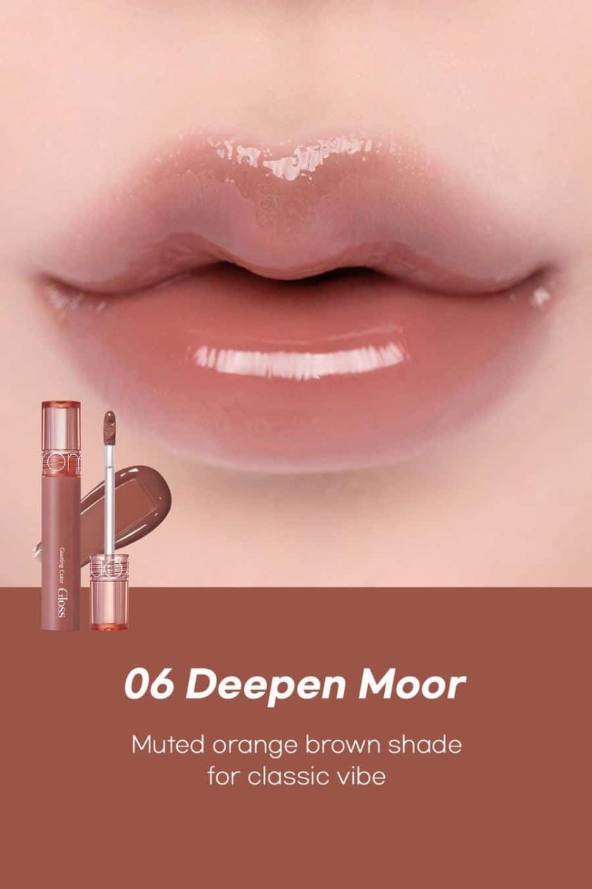 [Romand] Glasting Color Gloss 4g - 06 Deepen Moor - Image 8