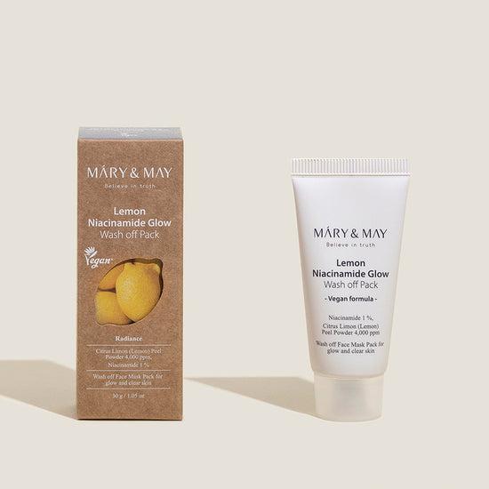 [Mary&May] Lemon Niacinamide Glow Wash Off Pack 30g