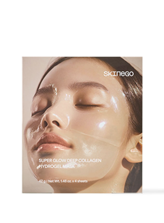 [Skinego] Super Glow Deep Collagen Hydrogel Mask 4ea